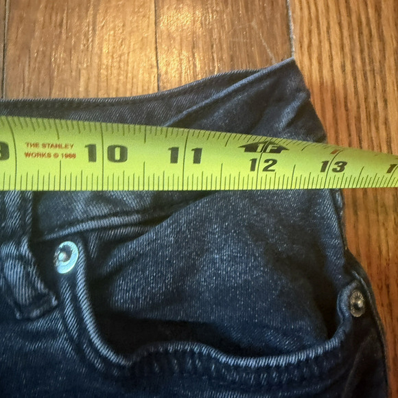 All Saints Miller Size Me Stretch Denim black jeans Size 26 - Picture 7 of 10